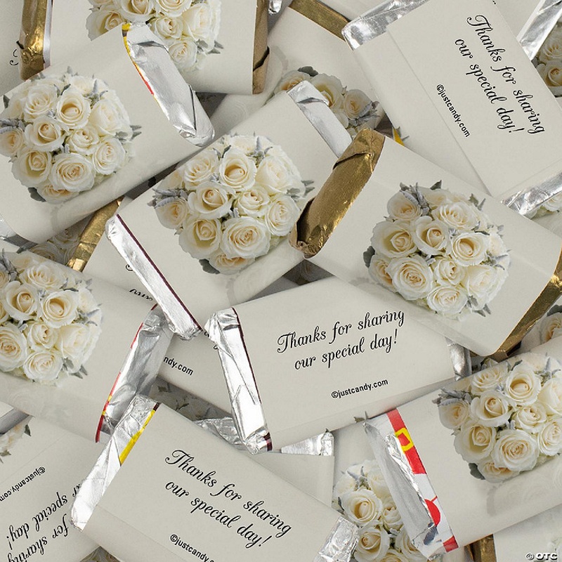 114 Pcs Floral Wedding Candy Party Favors Hershey’s Miniatures Chocolate