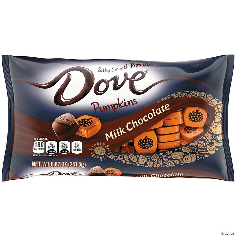 8.87 oz. Dove Silky Smooth Promises Milk Chocolate Pumpkins – 32 Pc.