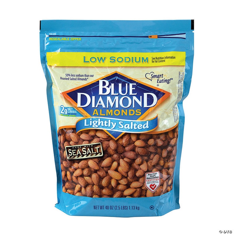 BLUE DIAMOND Lightly Salted Almonds – 40oz bag