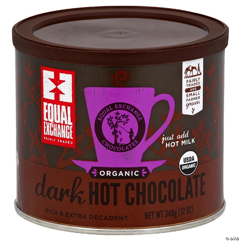 Equal Exchange Hot Chocolate Dark Organic 12 Oz (Pack of 6)