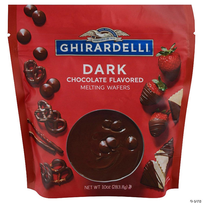 Ghirardelli Candy Making Wafer Dark 10 Oz (Pack of 6)