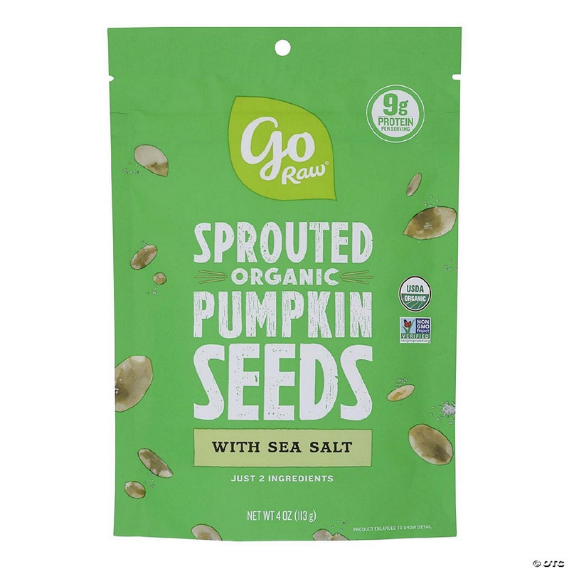 Go Raw – Snack Seed Pumpkin Sprtd – Case of 10 – 4 OZ