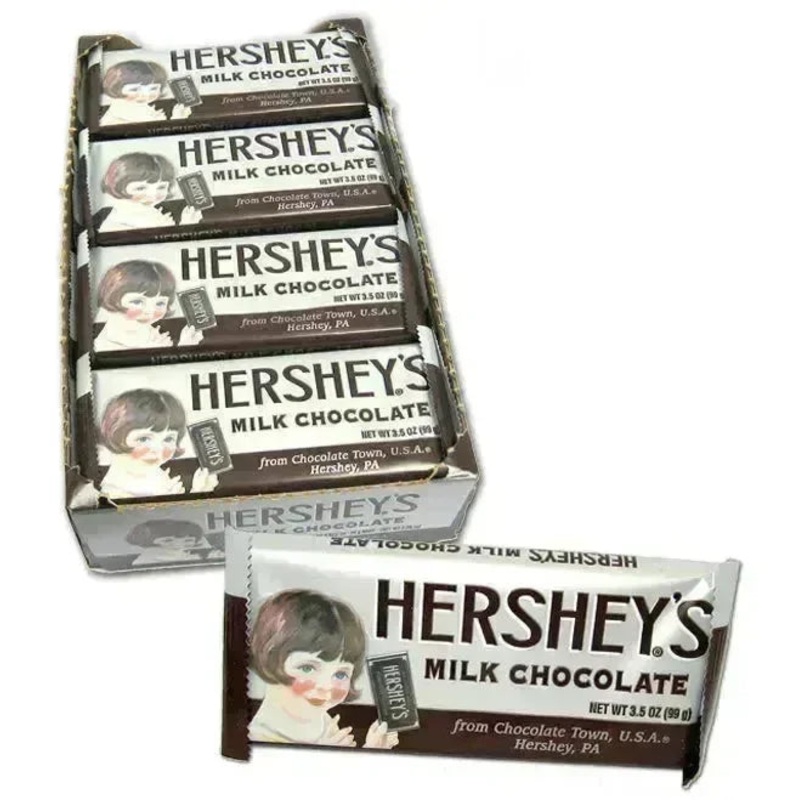 Hershey’s Nostalgia Milk Chocolate Candy Bars: 24-Piece Box