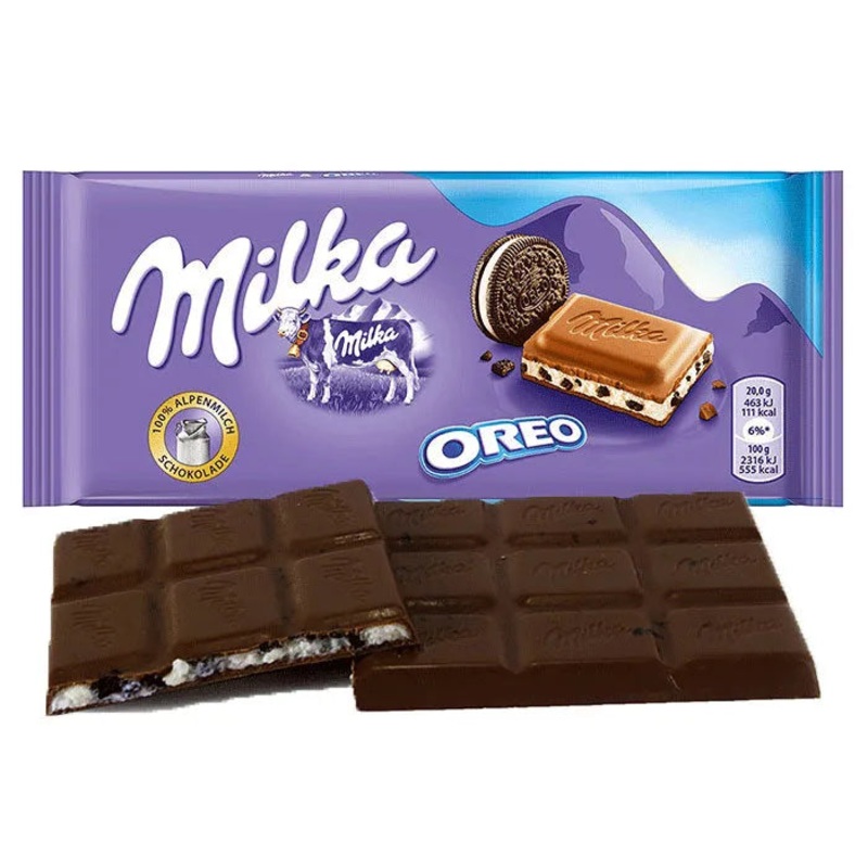 Milka Oreo Milk Chocolate Bars: 22-Piece Box