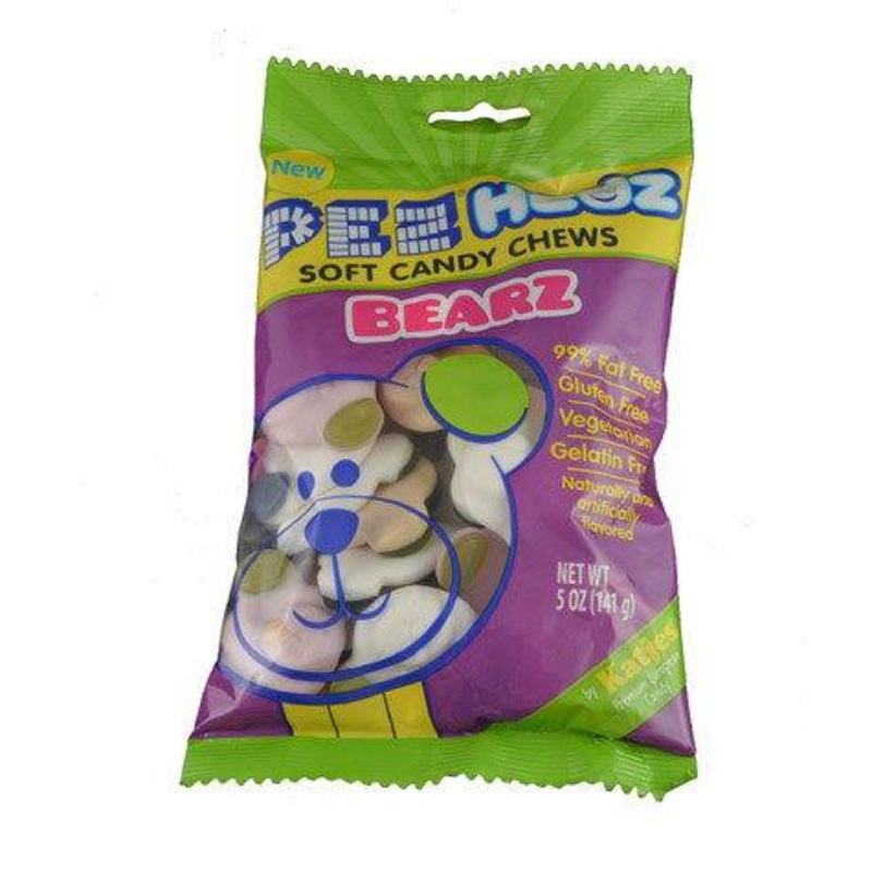 Pez Hedz Bearz Soft Candy Chews Bag