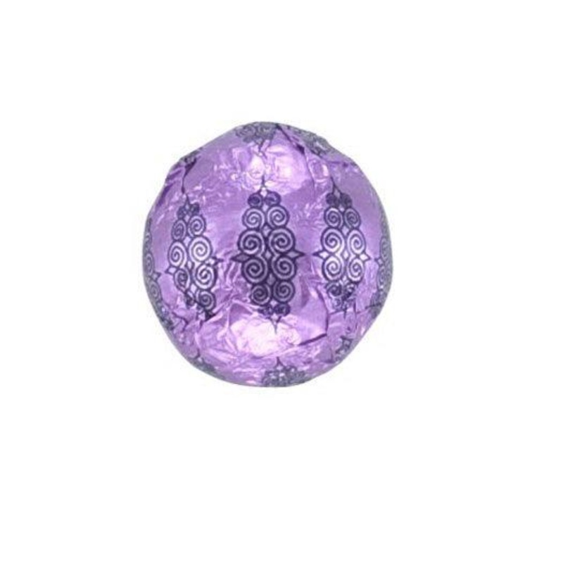 Purple Foil Wrapped Chocolate Marbles