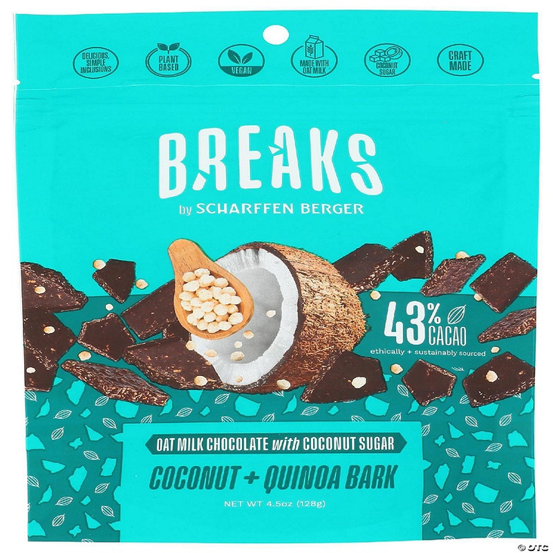 Schaffen Berger Chocolate Bark Milk Chocolate Quinoa 4.5 oz (Pack of 8)