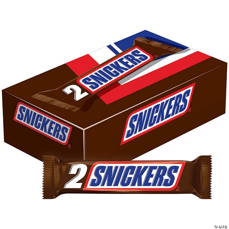 SNICKERS 2-To-Go Bars, 3.29 oz, 24 Count