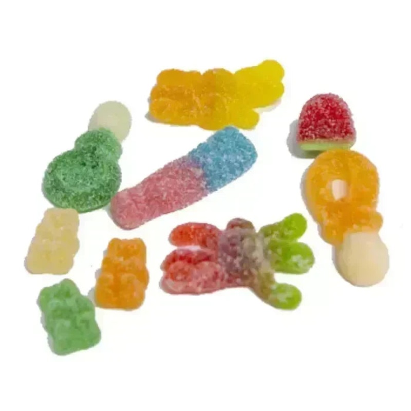 Vidal Sour Gummi Mix Candy: 2KG Bag