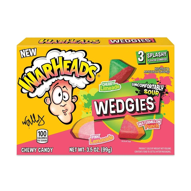 Warheads Wedgies Theater Boxes: 12-Piece Case
