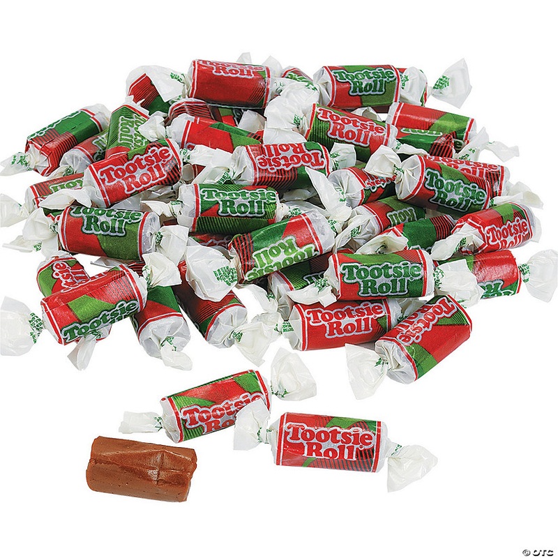 12 oz. Tootsie Roll Holiday Midgees Chocolate Candy – 54 Pc.