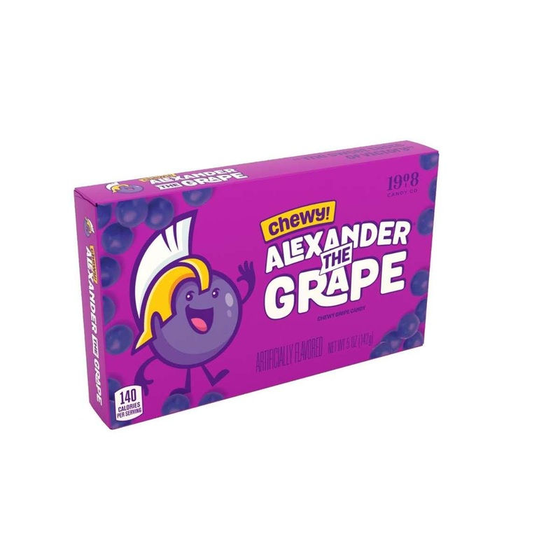 Alexander the Grape Chewy Grape Candy 5 oz. Theater Box