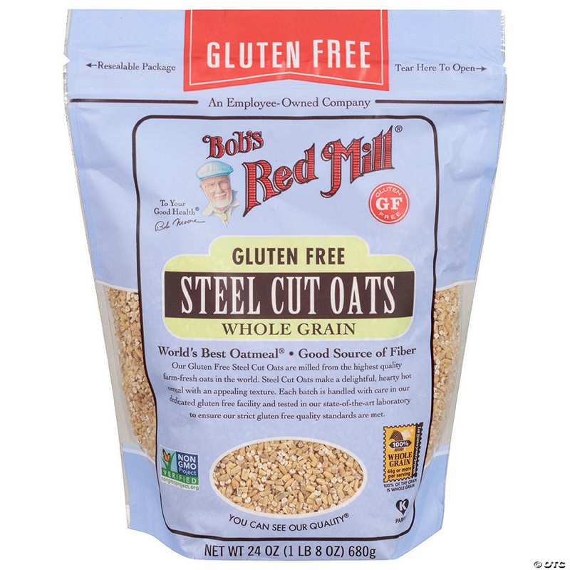 Bobs Red Mill Oats Steel Cut Gluten Free 24 oz (Pack of 4)