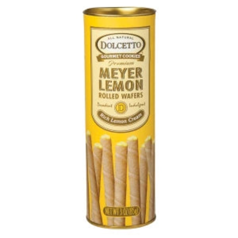 Dolcetto Meyer Lemon Rolled Wafers
