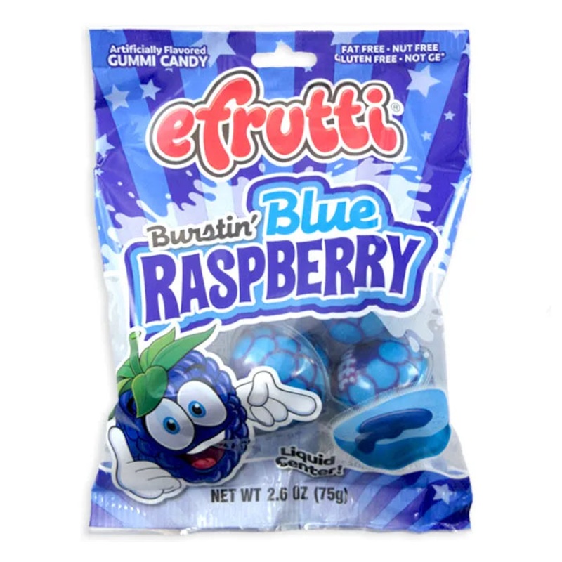 Efrutti Burstin Blue Raspberry: 12-Piece Case