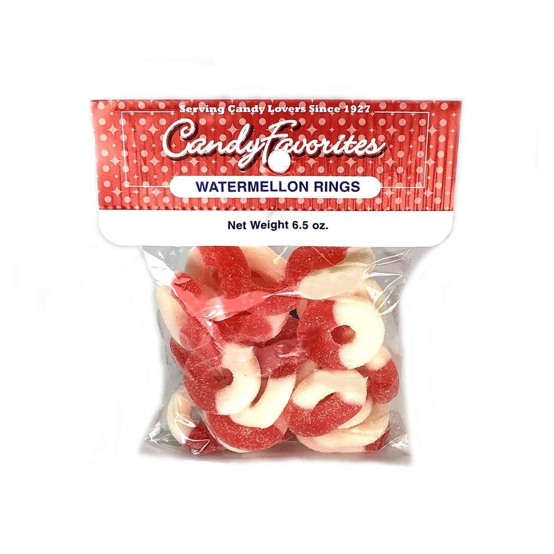 Gummi Watermelon Rings 6.5 oz. Bags
