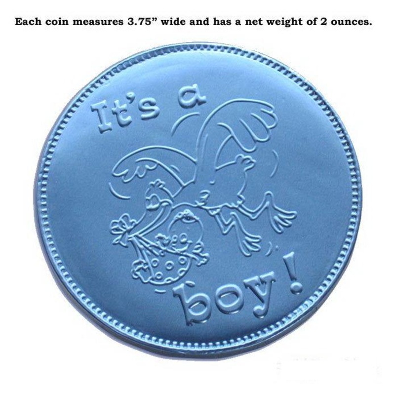 It’s A Boy Oversized Chocolate Coins