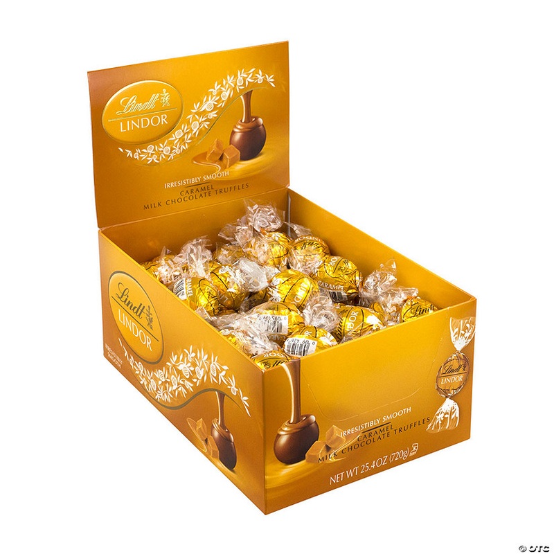 Lindt Truffles Caramel Milk Chocolate, 60 Count
