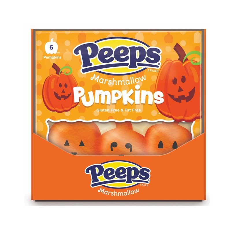 Peeps Marshmallow Pumpkins 3 oz. 6 Pack