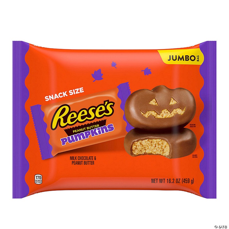 Reeses Peanut Butter Pumpkins Chocolate Candy – 30 Pc.