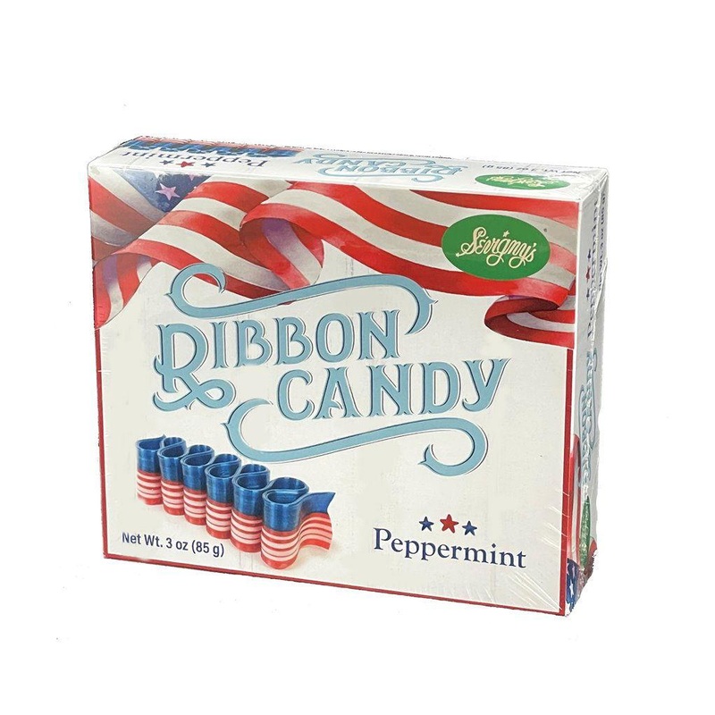 Sevigny’s Thin Peppermint Ribbon Candy 3oz Gift Box
