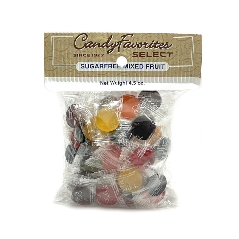 Sugar Free Fruit Candies “Select Label” Peg Bags