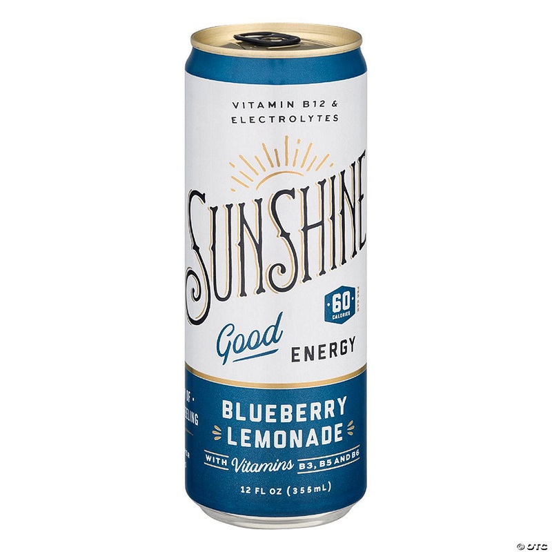 Sunshine Drink Energy Blueberry Lemonade 12 FO (Pack of 12)