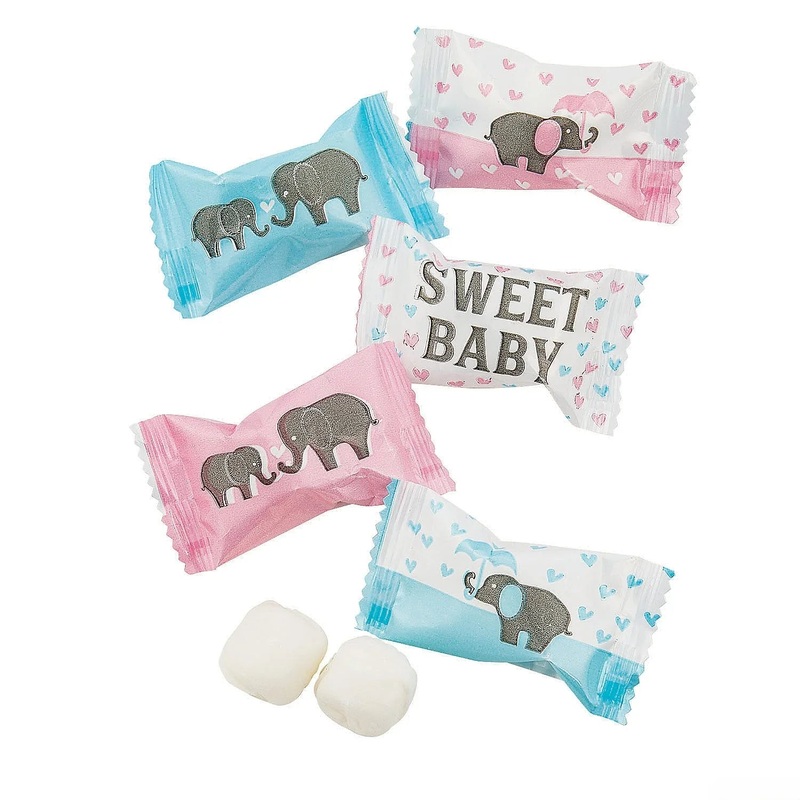 Sweet Baby Elephant Wrapped Butter Mint Creams: 108-Piece Bag