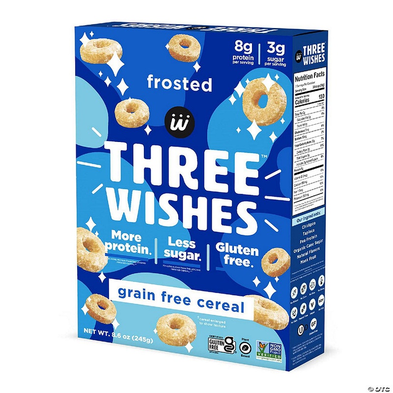 Three Wishes – Cereal Frosted Gluten Free – Case of 6-8.6 OZ