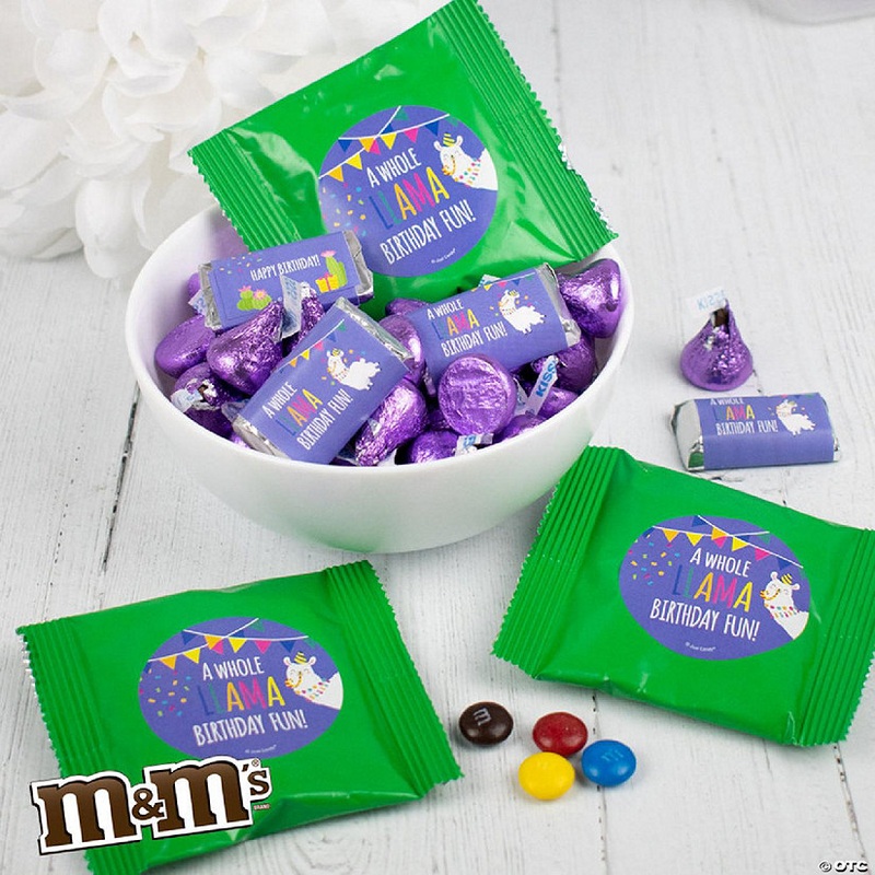 113 Pcs Llama Kids Birthday Candy Piata Chocolate Party Mix (2 lb)