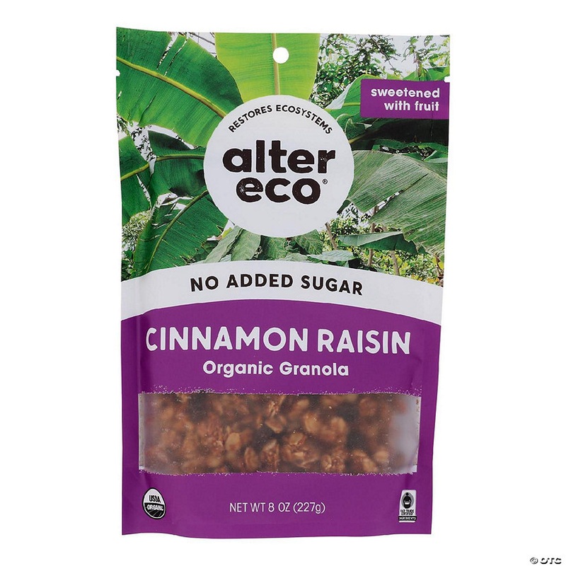 Alter Eco – Granola Cinnamon Raisin – Case of 6-8 OZ