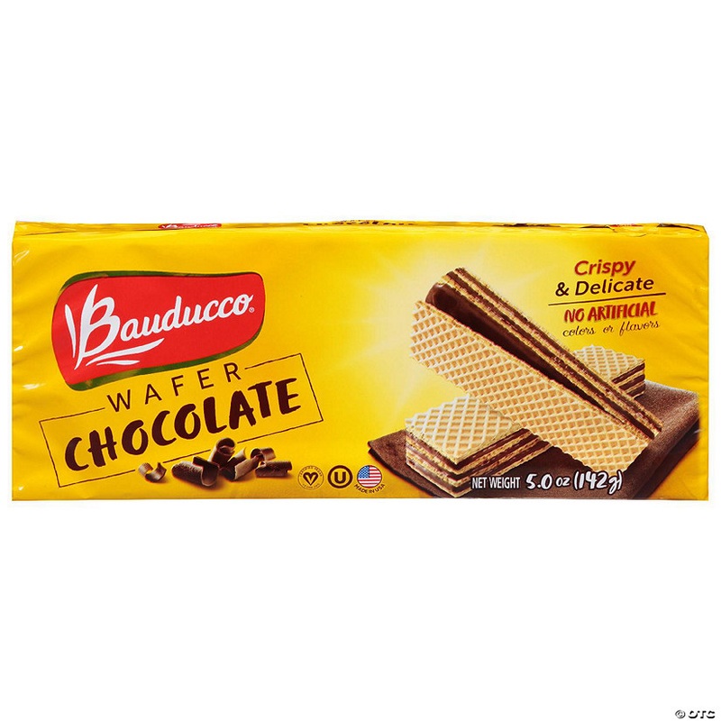 Bauducco Cookie Wafer Chocolate 5 oz (Pack of 18)