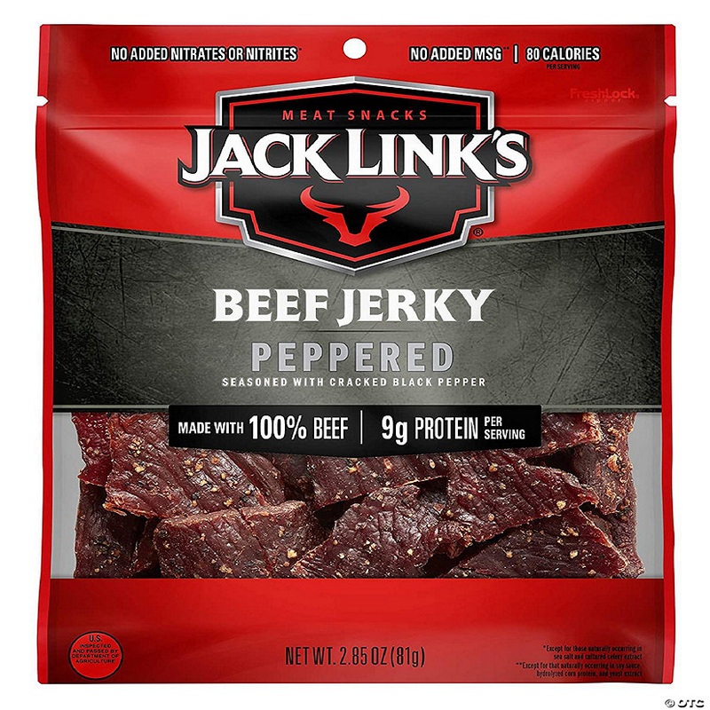 Beef Jerky, Made with Premium Beef – 95 Percent Fat Free,  -2.85 oz (Pack of 8)