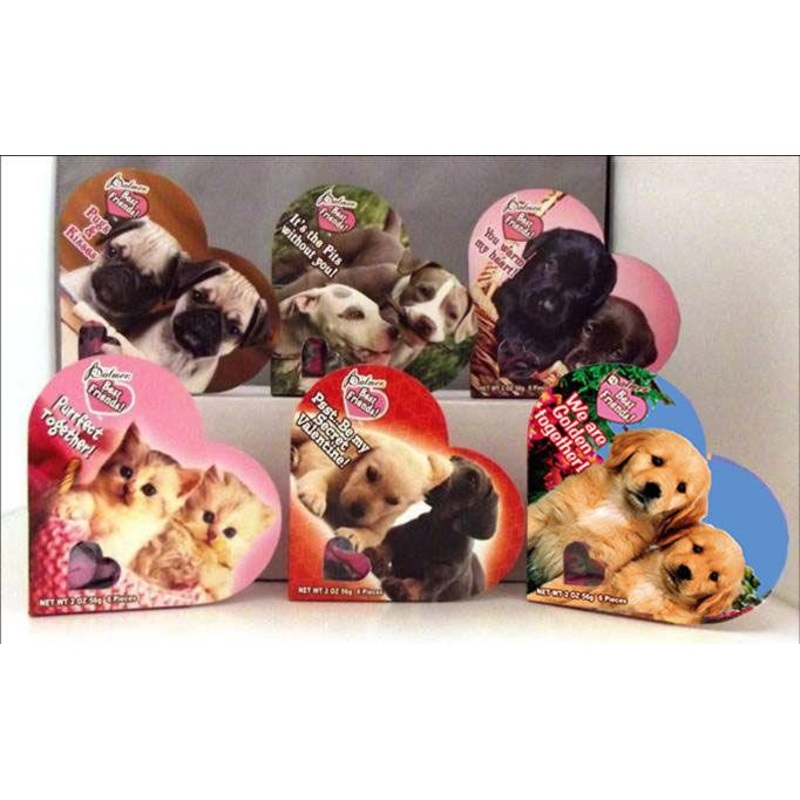 Best Friends Chocolate Fudge Hearts Box