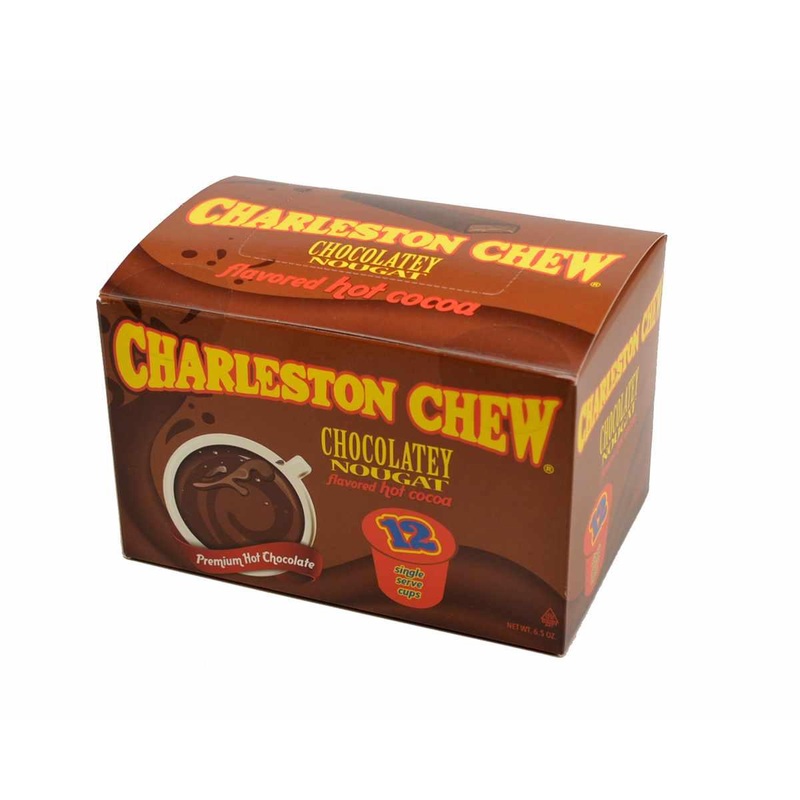 Charleston Chews Chocolatey Nougat Hot Chocolate Single Serve Pods