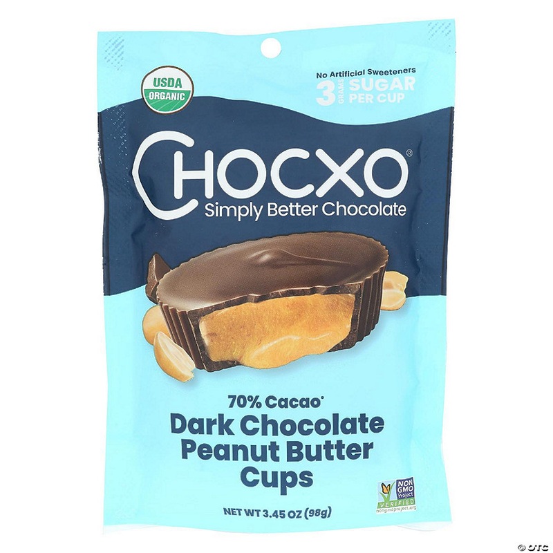 ChocXO Cup Chocolate Peanut Butter 3.45 oz (Pack of 6)
