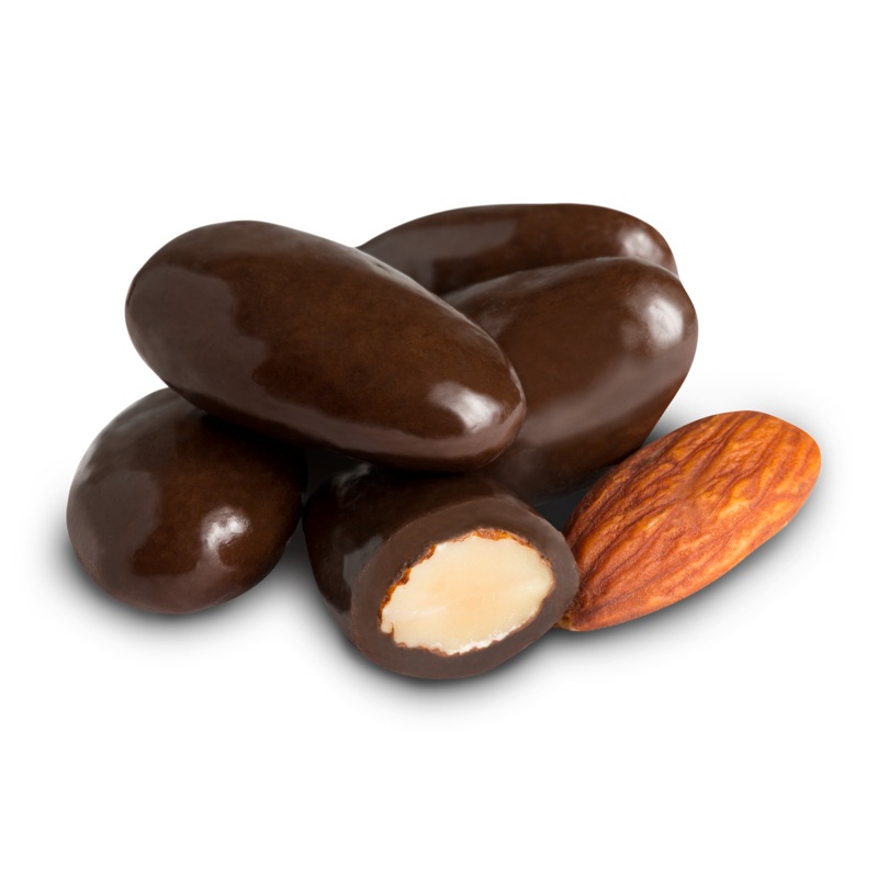 DARK CHOCOLATE COVERED ALMONDS