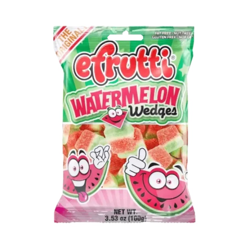 Efrutti Watermelon Wedges Gummy: 12-Piece Case