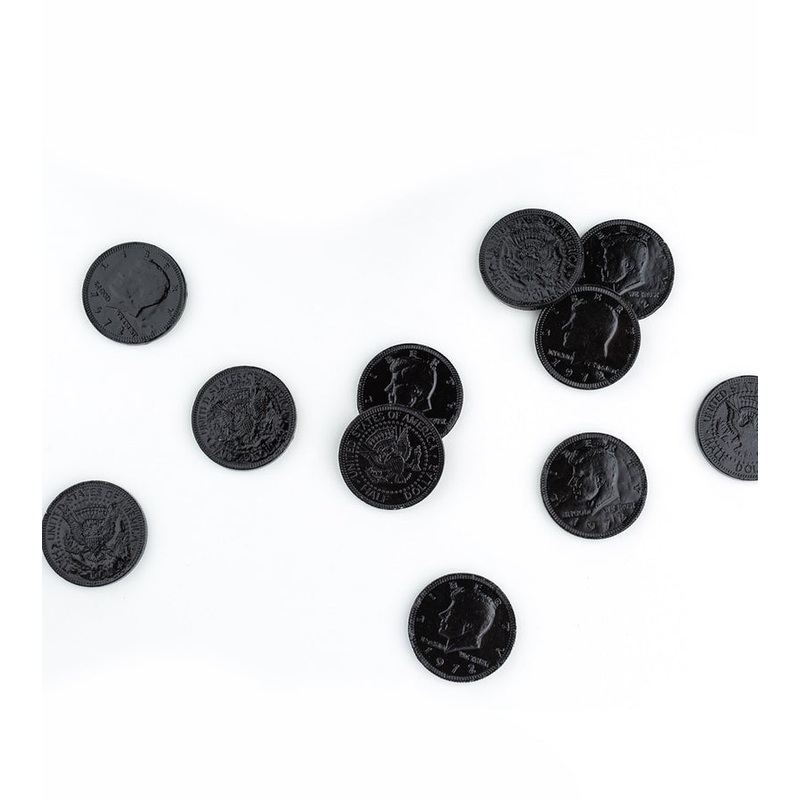FORT KNOX CHOCOLATE COINS BLACK