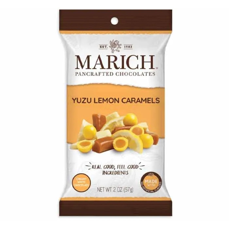 Marich Yuzu Lemon Caramels: 12-Piece Case