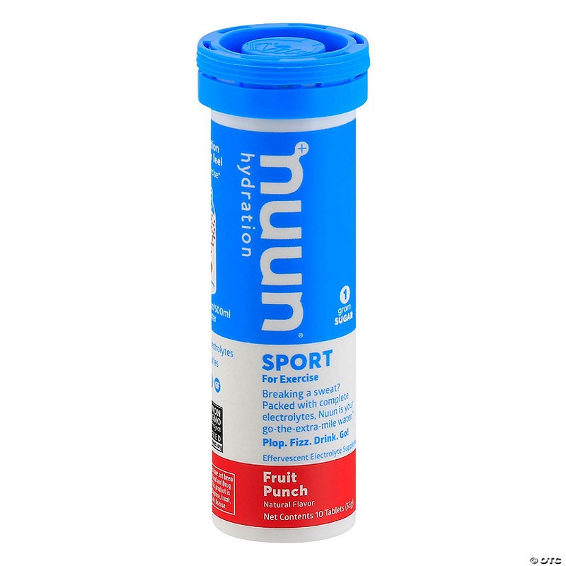 Nuun Hydration Drink Tab – Active – Fruit Punch – 10 Tablets (Pack of 8)