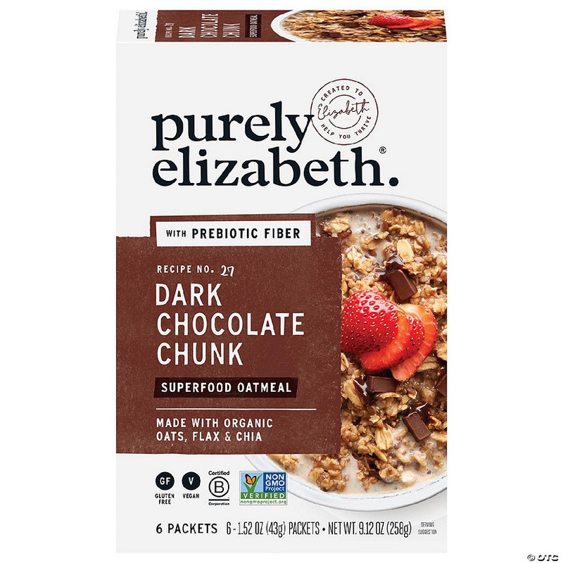 Purely Elizabeth – Oatmeal Chocolate Chunk 6pk – Case of 6-9.12 OZ