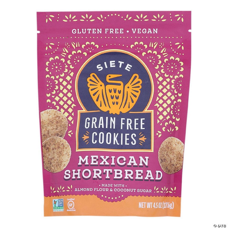 Siete – Cookie Mexican Shortbread – Case of 10-4.5 OZ