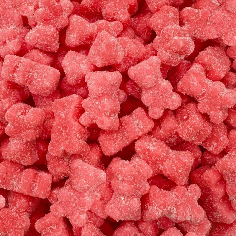 Strawberry Sour Baby Bears Starch Jelly Candy 5.5lb