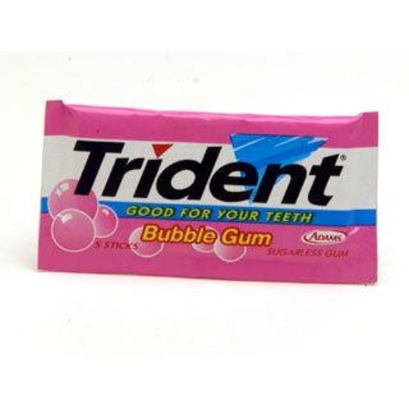 Trident Sugarfree Bubble Gum