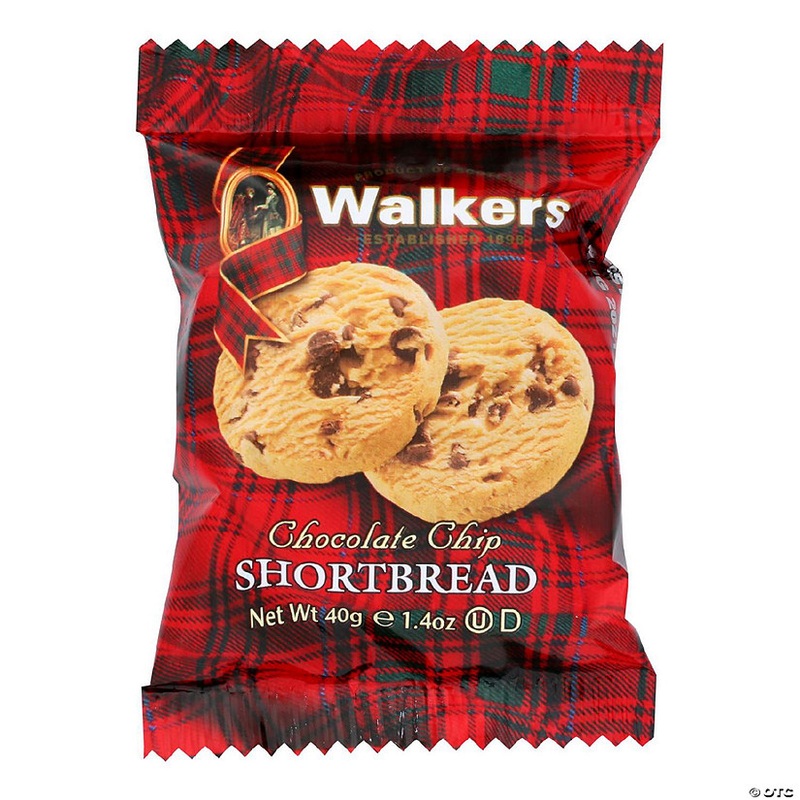 Walkers Shortbread – Cookies 2 Ch Chips 20ct Display – Case of 20 – 1.4 OZ