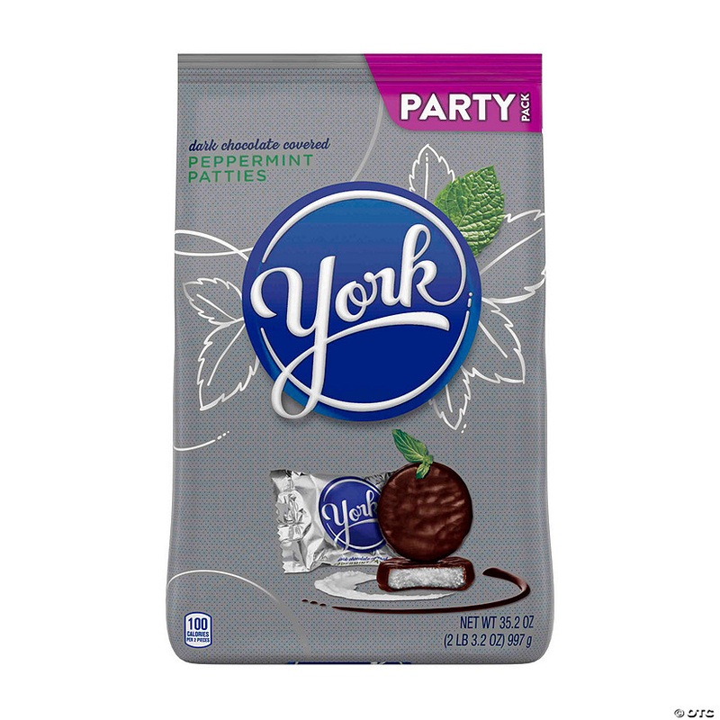 YORK Dark Chocolate Peppermint Patties Candy, 35.2 oz