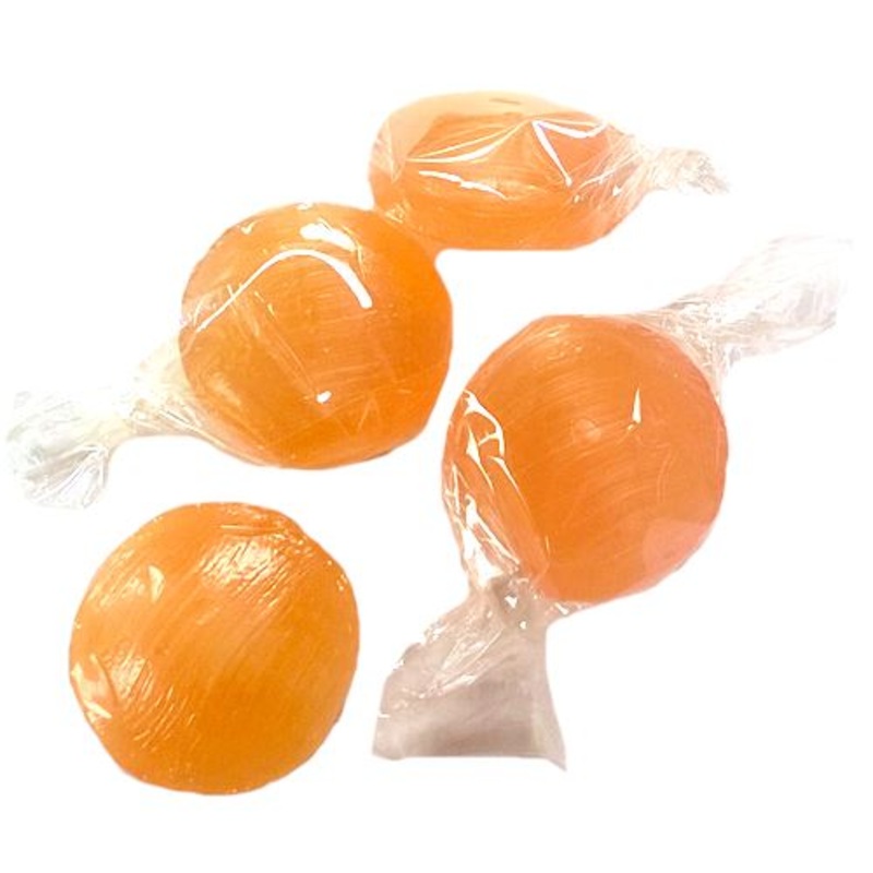 Atkinson’s Peach Buttons Hard Candy – 3 LB Bulk Bag