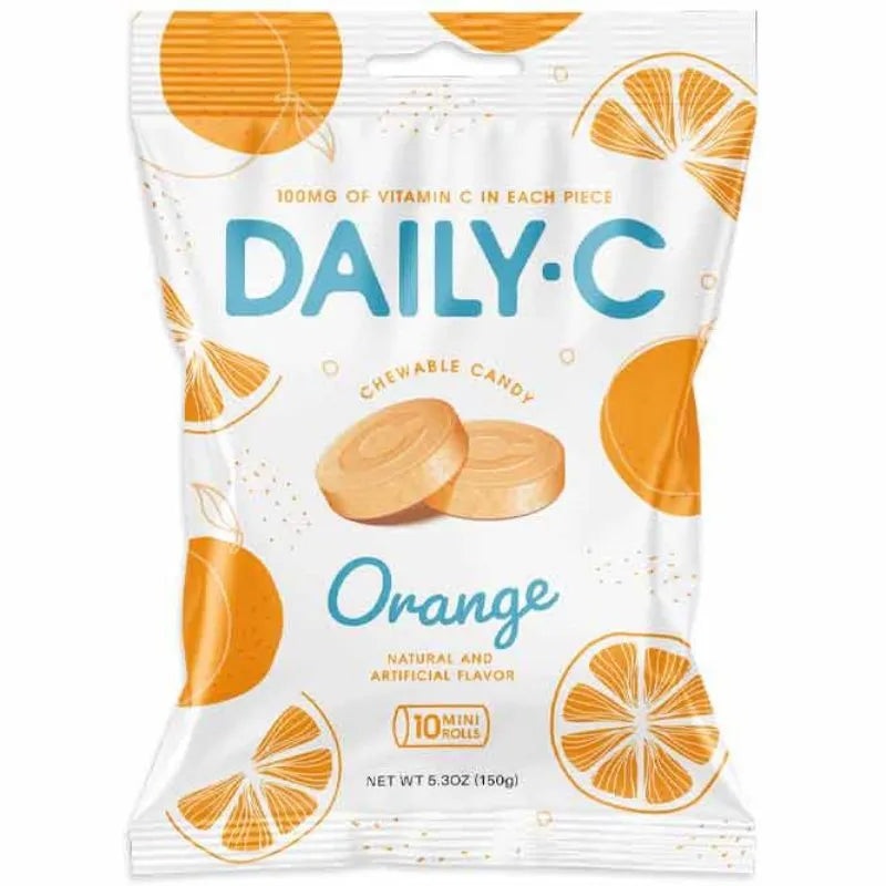 Daily C Vitamin Candy – Orange: 12-Piece Box
