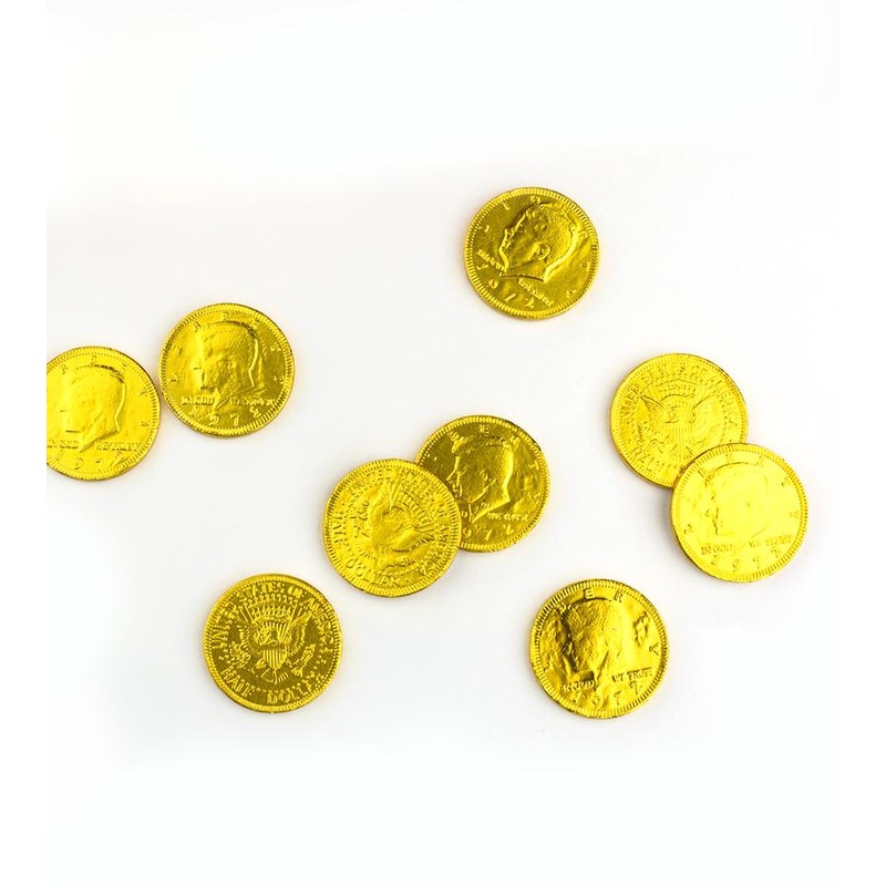 FORT KNOX CHOCOLATE COINS SUNSHINE YELLOW